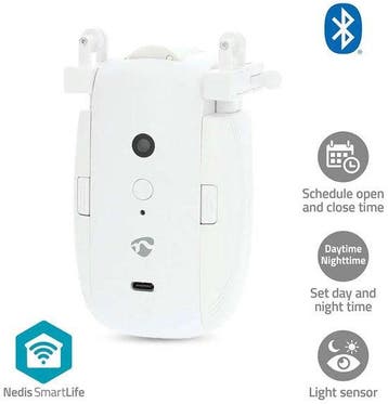 Nedis SmartLife Gordijnrobot – Voor U-rail – Bluetooth – 400, Huis en Inrichting, Verzenden, Zo goed als nieuw