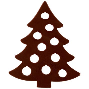 Dobla Chocoladedecoratie Kerstboom 2D Donker 270st., Verzenden, Nieuw