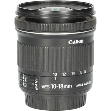 Tweedehands Canon EF-S 10-18mm f/4.5-5.6 IS STM CM0035, Ophalen of Verzenden, Gebruikt, Groothoeklens, Zoom