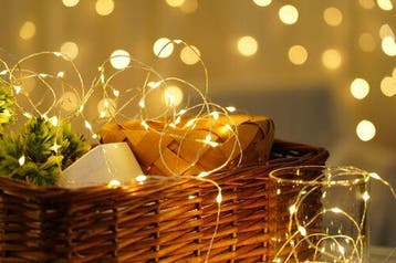 Modee 10 meter koperkabel met 100 warmwitte LEDs | Werkt..., Ophalen of Verzenden, Nieuw