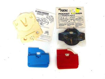 4 Viewmaster folding viewers - Sawyers Pocket Viewers in, Verzamelen