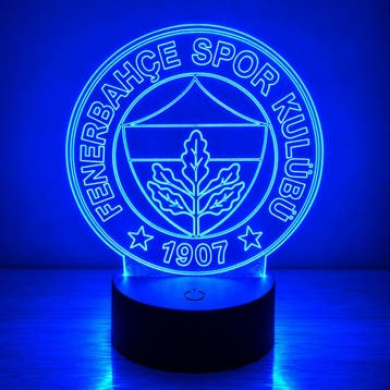 Led lamp Fenerbahce, Kunststof, Overige merken, Meerkleurig, Ophalen of Verzenden