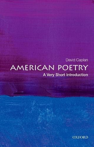 American Poetry: A Very Short Introduction | Nieuw, Ophalen of Verzenden, Nieuw, David (charles M. Weis Professor Of English Caplan