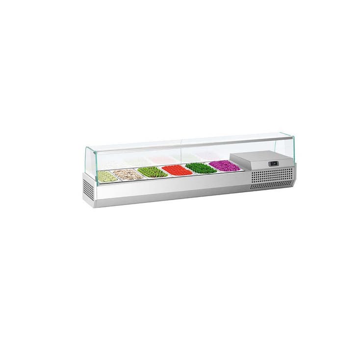 GGM Gastro | Opzetkoelvitrine PREMIUM PLUS - 1733x413mm - 6x, Zakelijke goederen, Horeca | Food, Verzenden