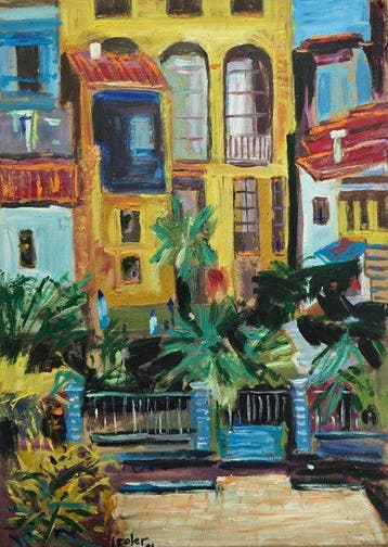 Josep Soler (1941) - Balcones bajo el sol