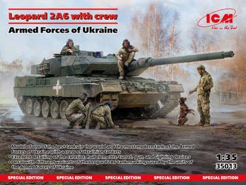 ICM 35013 Leopard 2A6 of the Armed Forces of Ukraine with, Verzenden, Nieuw, Overige typen, Overige merken
