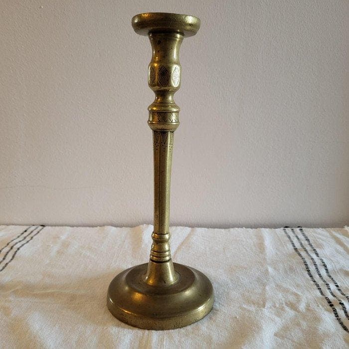 Kaarsenhouder - Otoman handgegoten en met de hand afgewerkt, Antiek en Kunst, Antiek | Overige Antiek