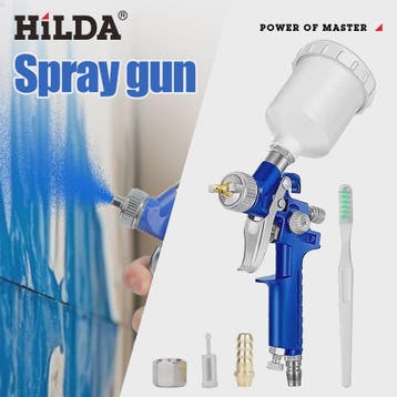 HILDA H2000 HVLP Mini Verfspuitpistool - Compact & Efficiënt, Verzenden, Nieuw