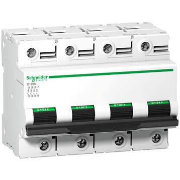 Schneider C120N 4P 100A Aardlekautomaat B- Kenmerk -, Verzenden, Nieuw, Overige typen