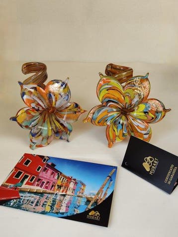 MurArt - Tafelmiddenstuk (2) - Murano-glas -