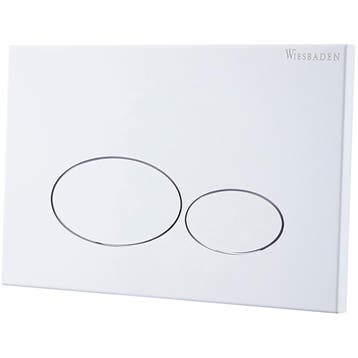 Wiesbaden X32 Metal Drukplaat voor Inbouwreservoir - Mat Wit, Ophalen of Verzenden, Nieuw