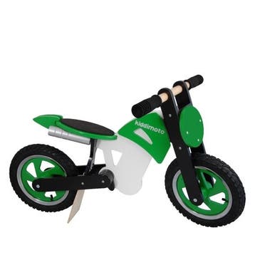Kiddimoto Superbike Scrambler Groen Wit Zwart (Kinderen), Ophalen of Verzenden, Nieuw