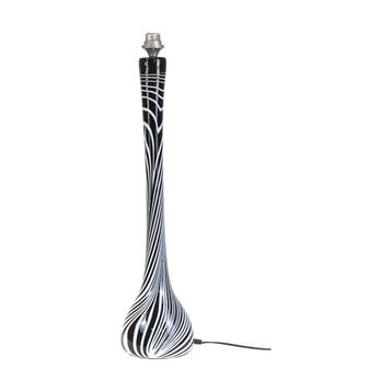 Glazen zebra lampvoet - 77 cm - Hala Zeist?, Huis en Inrichting, Ophalen of Verzenden, Nieuw
