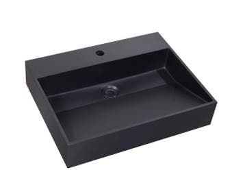 Sani Royal Wastafel Quartz Trento 60 cm 1 kraangat, Nieuw