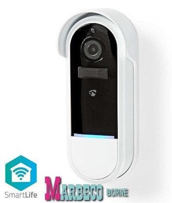 Videodeurbel, Oplaadbare SmartLife deurbel, Full HD camera, Huis en Inrichting, Deurbellen, Draadloos, Ingebouwde camera, Compatibel met smartphone