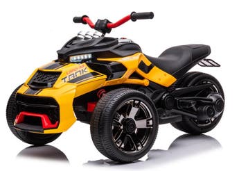 Kinderauto, Can-Am look 24V TRIKE STREETFIGHTER, Geel, NEW, Ophalen of Verzenden, Nieuw