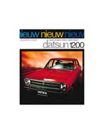 1973 DATSUN 1200 BROCHURE NEDERLANDS, Nieuw, Nissan, Author
