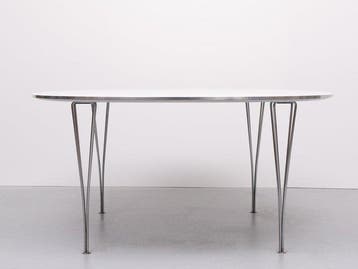 Fritz Hansen - Piet Hein - Eettafel - B613 - gelamineerd,