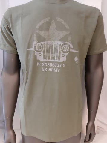 T-shirt Allied star -willy jeep (T-shirts, Kleding), Ophalen of Verzenden, Nieuw
