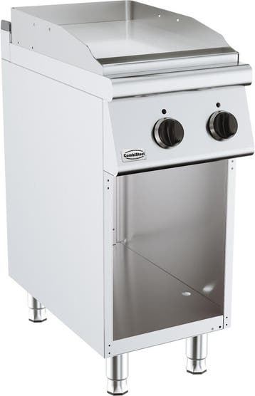 Combisteel Bakplaat | Open Onderstel | 400v | Chroom | Glad, Ophalen of Verzenden, Nieuw in verpakking