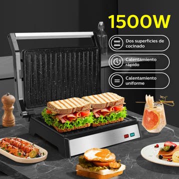 Tosti apparaat - Tosti ijzer - Contactgrill - Grill apparaat, Verzenden, Zo goed als nieuw