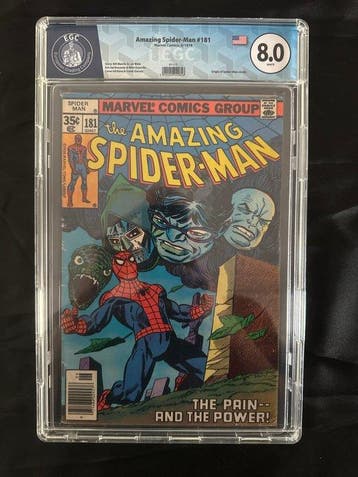 The Amazing Spider-Man #181 - EGC 8.0 - The Pain -- and the, Nieuw