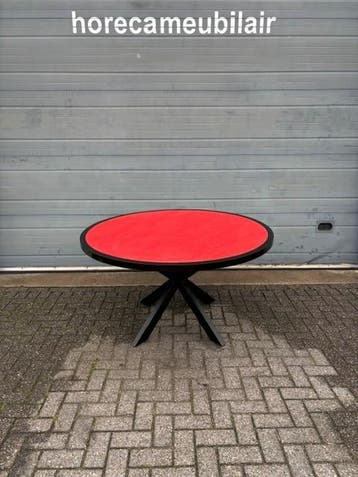Gebruikte Horecatafel (140cm) - T1721 Vintage/Café, Huis en Inrichting, Ophalen, Nieuw