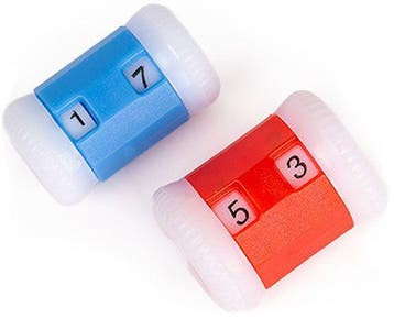 Toerenteller (set van 2) - Compact, licht én geen batterij, Ophalen of Verzenden, Nieuw
