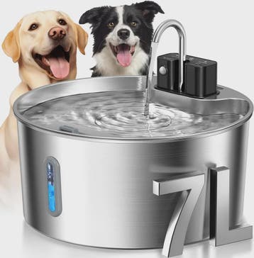 7L Roestvrijstalen Slimme Drinkfontein voor Katten en Honden, Verzenden, Nieuw