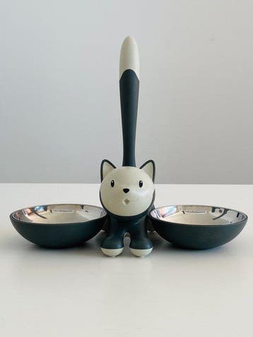Alessi - Miriam Mirri - Kom - Tigrito Cat Bowl - Staal, Hars