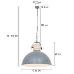 Mexlite hanglamp Gearwood 3000GR Sale, Huis en Inrichting, Ophalen, Overige materialen, Nieuw, Landelijk