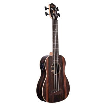 Kala Striped Ebony U•BASS® bas ukulele – Gestreept Ebben,, Ophalen of Verzenden, Nieuw