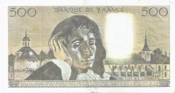 France Fay 71/34 500 Francs Pascal 06/02/1986 S 236 Ss/vz..., Verzenden