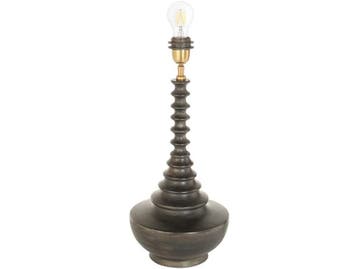 Anne Lighting Bois - Tafellamp - Dimbaar - Zwart - Hout -, Huis en Inrichting, Lampen | Tafellampen, Verzenden, Nieuw