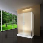 Douchecabine 120X80 Rechthoekig Idaro HB- Mat Glas, Doe-het-zelf en Verbouw, Sanitair, Ophalen of Verzenden, Nieuw
