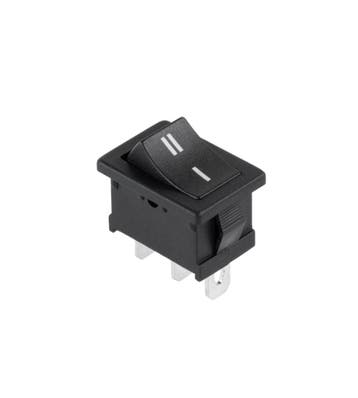 Schakelaar - ON/ON - 3A - 250V - Zwart, Ophalen of Verzenden, Nieuw, Schakelaar