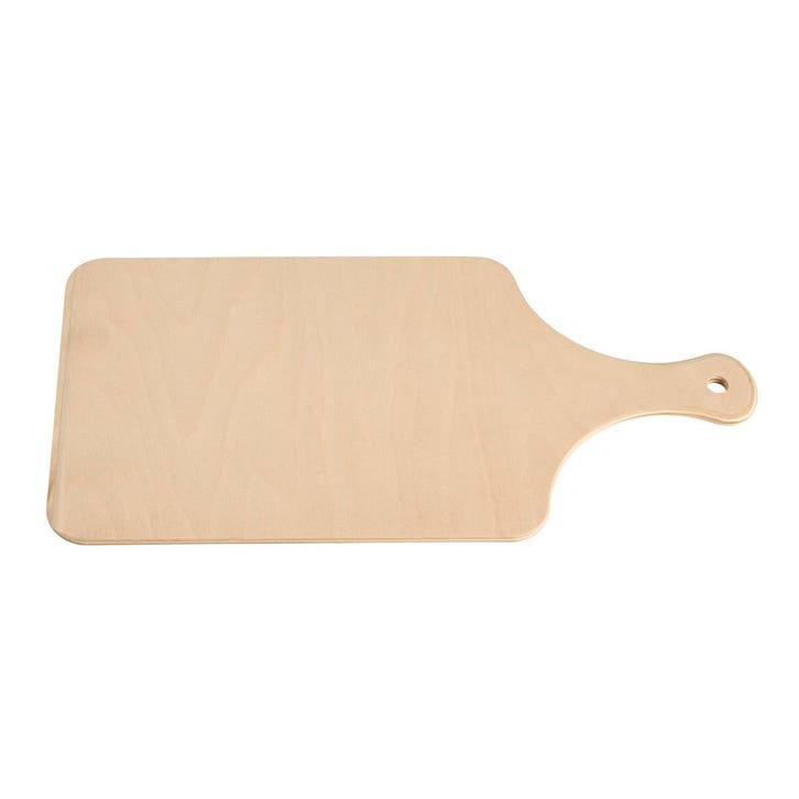 Pizzaschep Berkenhout Rechthoek 35x18cm, Hobby en Vrije tijd, Taarten en Cupcakes maken, Nieuw, Verzenden