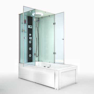 Douche- Bad Whirlpool Combi 180X90X222 Silvus -R (Badkamer), Ophalen of Verzenden, Nieuw