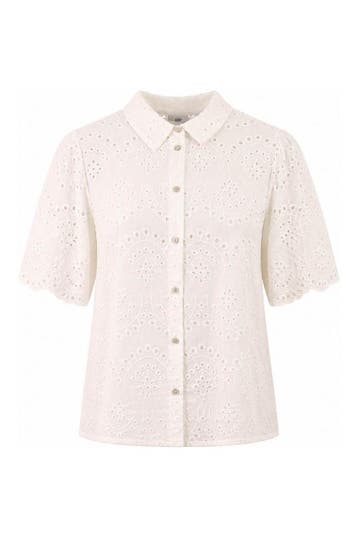 Only Carmakoma Blouse in maat 48 Wit, Only Carmakoma, Verzenden, Zo goed als nieuw, Wit