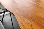 Massief houten eettafel MAMMUT 200 cm Acacia zwart metalen, Ophalen of Verzenden, Nieuw