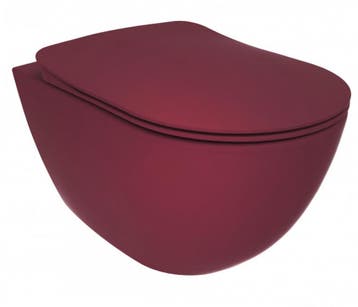 Wandcloset BWS Rimoff Ophang Toilet Zonder Bidet Berry, Ophalen of Verzenden, Nieuw, Overige typen