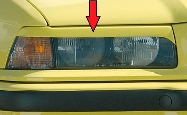 Rieger koplampspoilers sedan, compact | 3er E36: 01.90-12.99, Auto diversen, Tuning en Styling, Verzenden