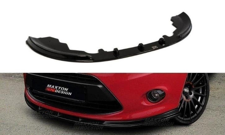 Voorspoiler Ford Fiesta Mk7 Glanzend Zwart, Auto-onderdelen, Carrosserie en Plaatwerk, Ophalen of Verzenden