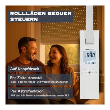 HOMEPILOT RolloTron Premium elektrische rolluikriemwikkelaar, Verzenden, Nieuw