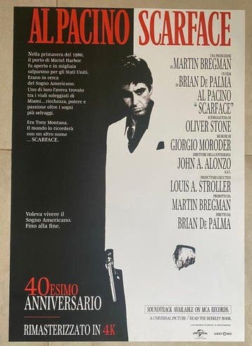 Special edition 40 years - Original Movie Poster 70X100 CM -, Nieuw