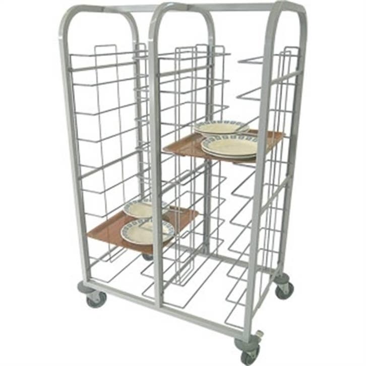 Dienbladenwagen Dubbel | Staal | 150(h)x110(b)x41(d)cm, Zakelijke goederen, Horeca | Meubilair en Inrichting, Verzenden