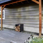 Houtopslag | Brandhoutrek | Houtrek | 40x28x40cm | Staal, Verzenden