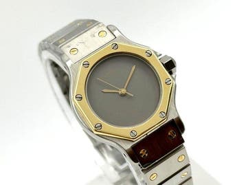 Cartier - Santos Octagon PM Ghost Dial - Serviced - Zonder, Nieuw