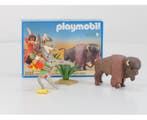 Playmobil 3731 A Western indiaan met bison OVP #9535, Kinderen en Baby's, Speelgoed | Playmobil, Ophalen of Verzenden, Gebruikt