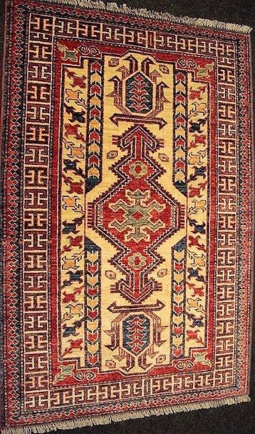 Kazak - Vloerkleed - 141 cm - 93 cm - tapijt, Huis en Inrichting, Stoffering | Tapijten en Kleden, Nieuw